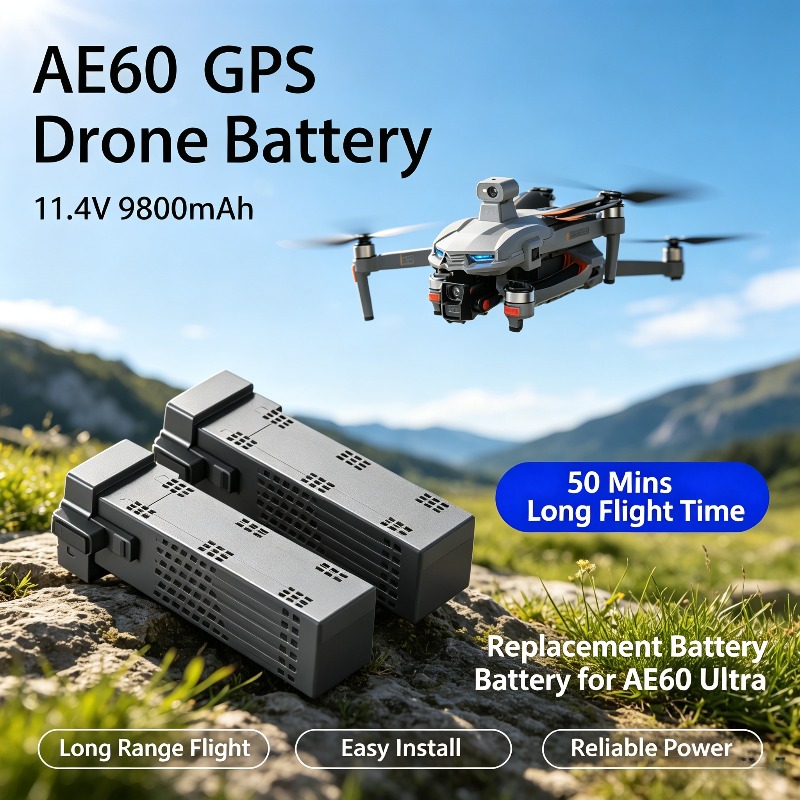Drone Battery Li-Ion - AE60 GPS Drone Battery 11.4V 9800mAh