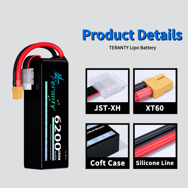 TERANTY 6S 6200mAh Lipo Batter - đánh giá và giá Drone Battery 6S