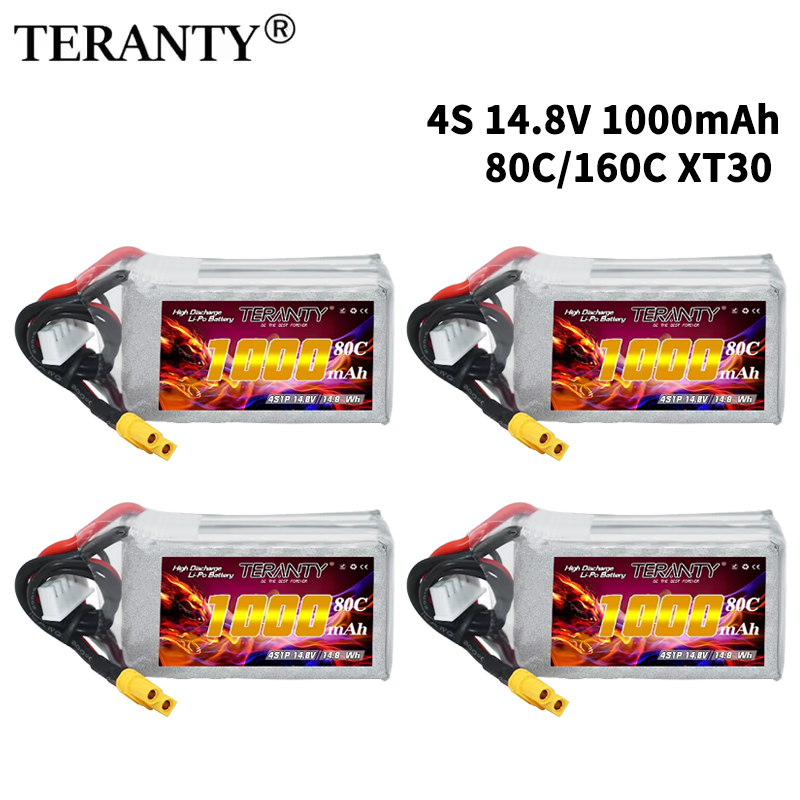 TERANTY 4S 1000mAh 14.8V 80C/1 - đánh giá và giá Drone Battery Lipo