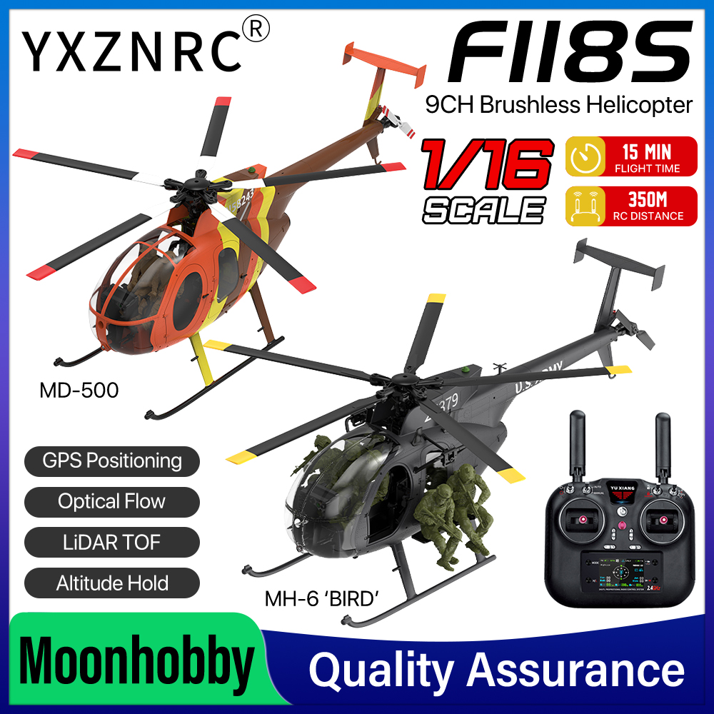 YUXIANG F118S RC Helicopter MH - đánh giá và giá Drone Battery 4S