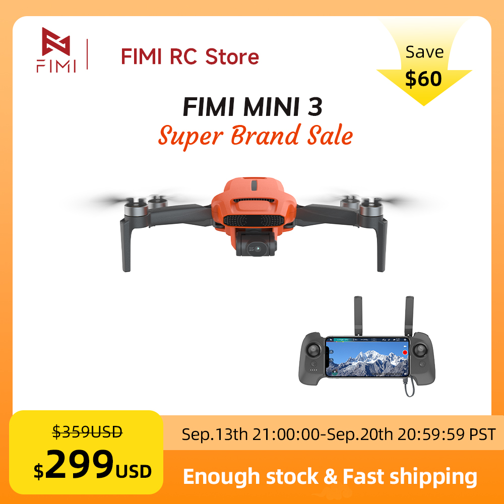 FIMI MINI 3 Camere Drone 4K 60 - đánh giá và giá Drone Battery Smart