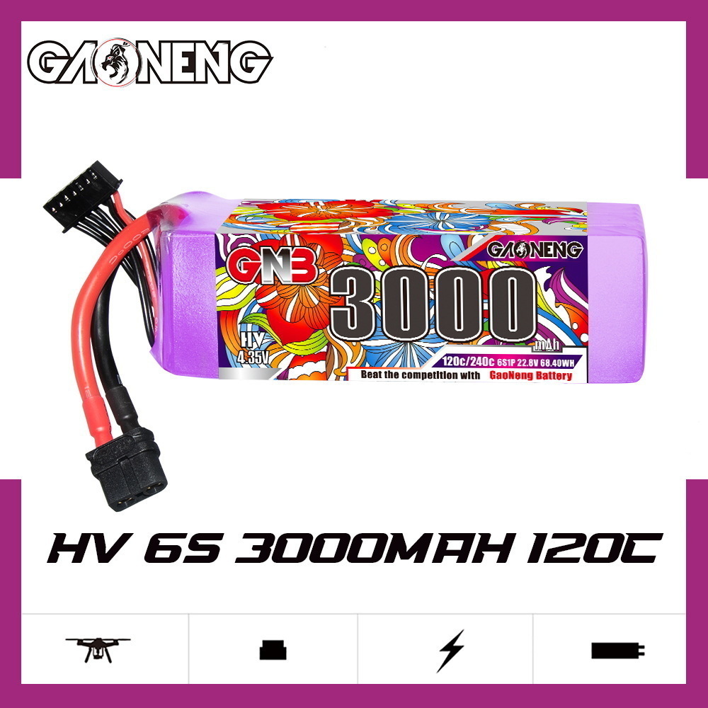 GNB Lipo Battery 6S 22.8V 3000 - đánh giá và giá Drone Battery Lipo