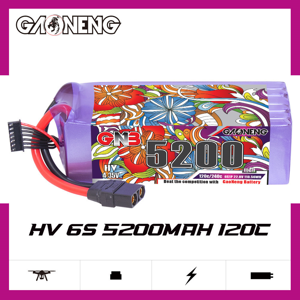 GNB Lipo Battery 6S 22.8V 3000 - đánh giá và giá Drone Battery Lipo