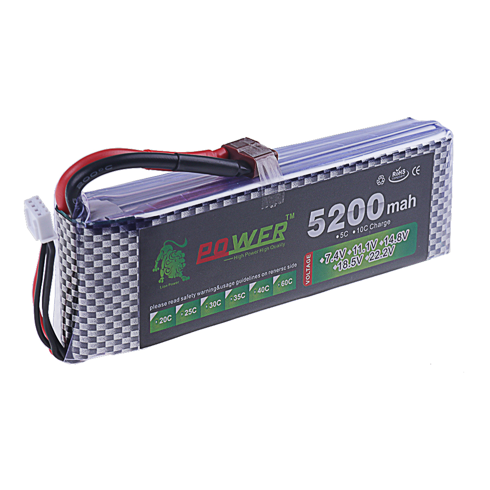 3S Lipo Battery 11.1V 5200mah  - đánh giá và giá Drone Battery Lipo