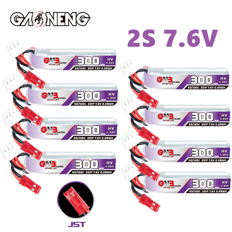 GAONENG GNB 2S 7.6V 300mAh 60C - đánh giá và giá Drone Battery Lipo