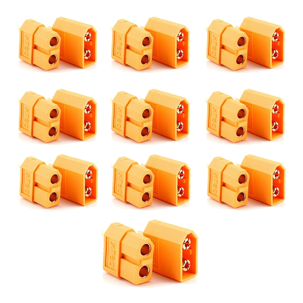 T34C 10Pair XT-60 Male Female  - đánh giá và giá Drone Battery Connector