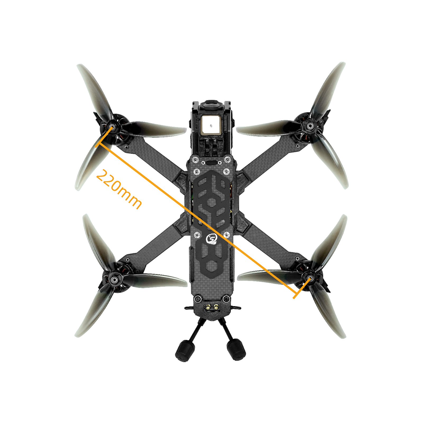 SEQURE SQFPV Heison 5X V2 Quad - đánh giá và giá Drone Battery 6S